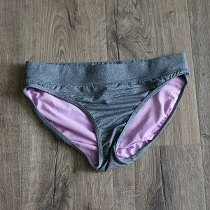 Athleta S bikini bottoms Gray pocket
